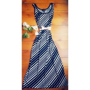 Black and White Maxi Dress